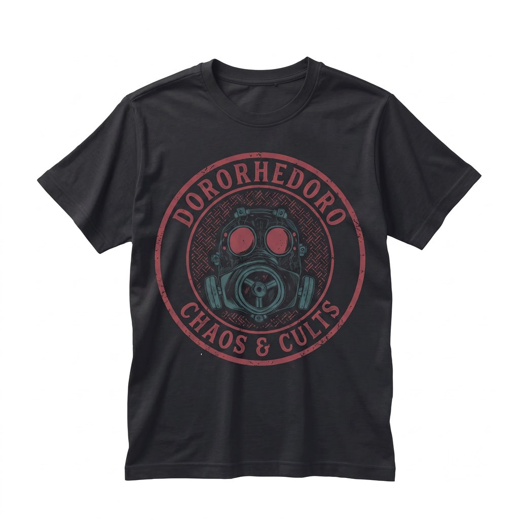 Retro Magic Sorcerer Noi Nikaido Caiman Graphic Top, Hole Anime Manga Apparel Cotton Short Sleeve Unisex TShirt