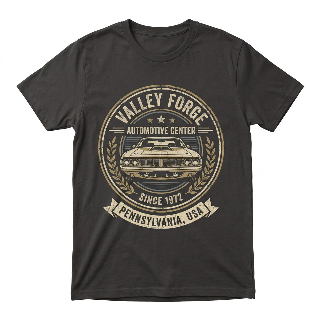 Valley Forge Automotive Tire Shop Funny Hooded Sweatshirt Graphic Pullover Unisex TShirt