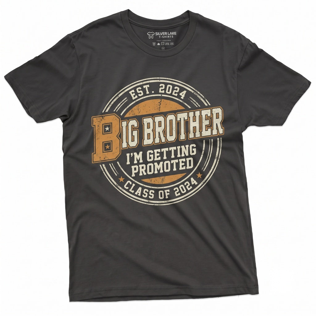Promoted To Big Brother Announcement Gender Reveal Party Gift Ideas Unisex TShirt