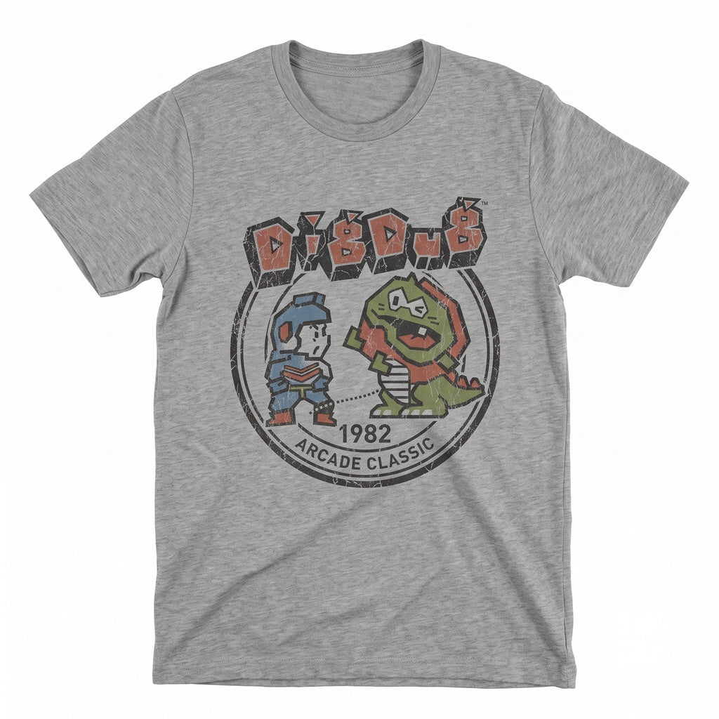 Vintage 80s Arcade Underground Miner Pixel Graphic Unisex TShirt