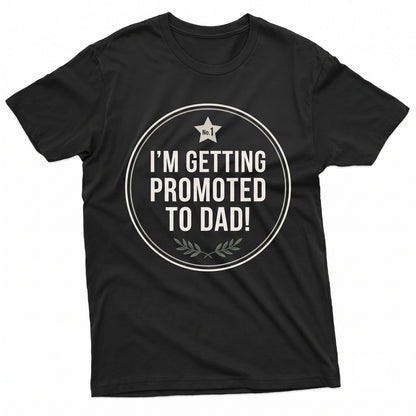 Promoted To Daddy Gender Reveal Announcement Party Gift For New Father Unisex TShirt