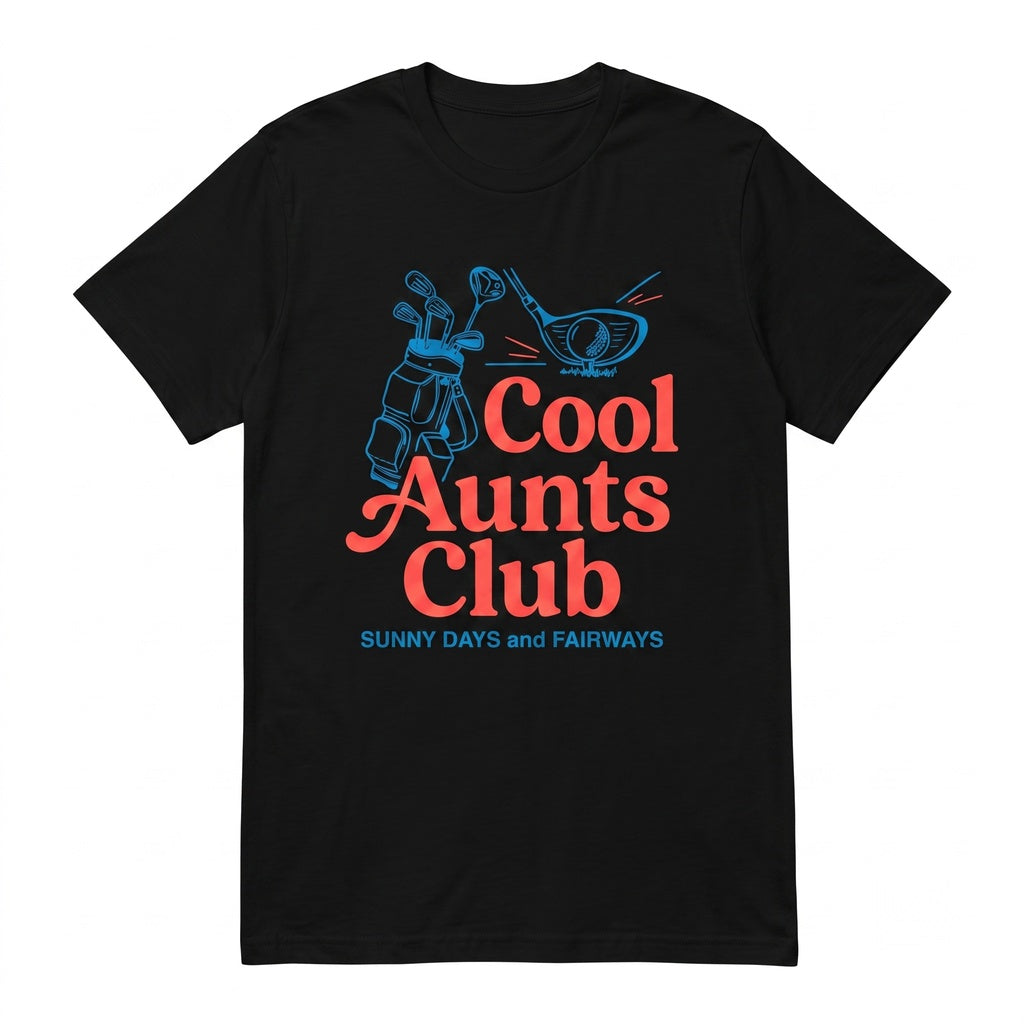 Cool Golf Aunt Funny Summer Cute Matching Family Gift Unisex TShirt