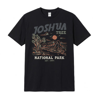 Joshua Tree National Park California Desert Vintage Retro Graphic Print Unisex TShirt