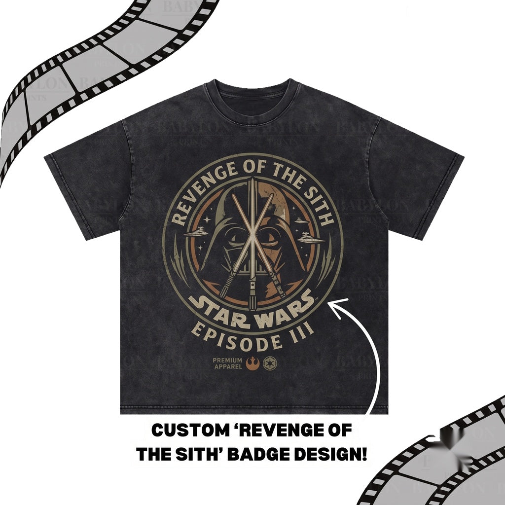 Vintage Cinema Poster Oversized Graphic Cotton Apparel, Retro Film Lover Gift Unisex TShirt