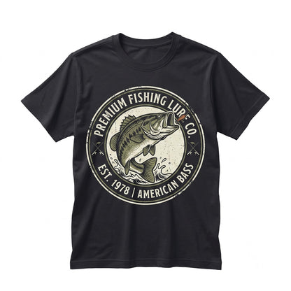 Vintage Largemouth Smallmouth Bass Fishing River Angler Outdoors Graphic Gift Unisex TShirt