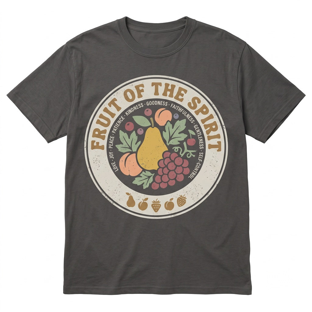 Fruit of the Spirit Christian Bible Verse Faith Religious Scripture Unisex TShirt