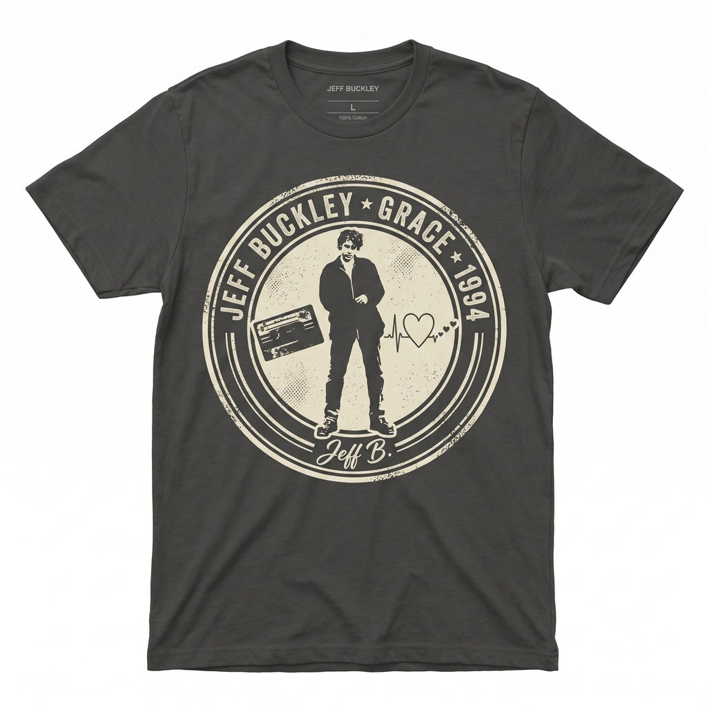 Jeff Buckley Grace Album Cover Vintage 90s Alternative Rock Graphic Music Unisex TShirt