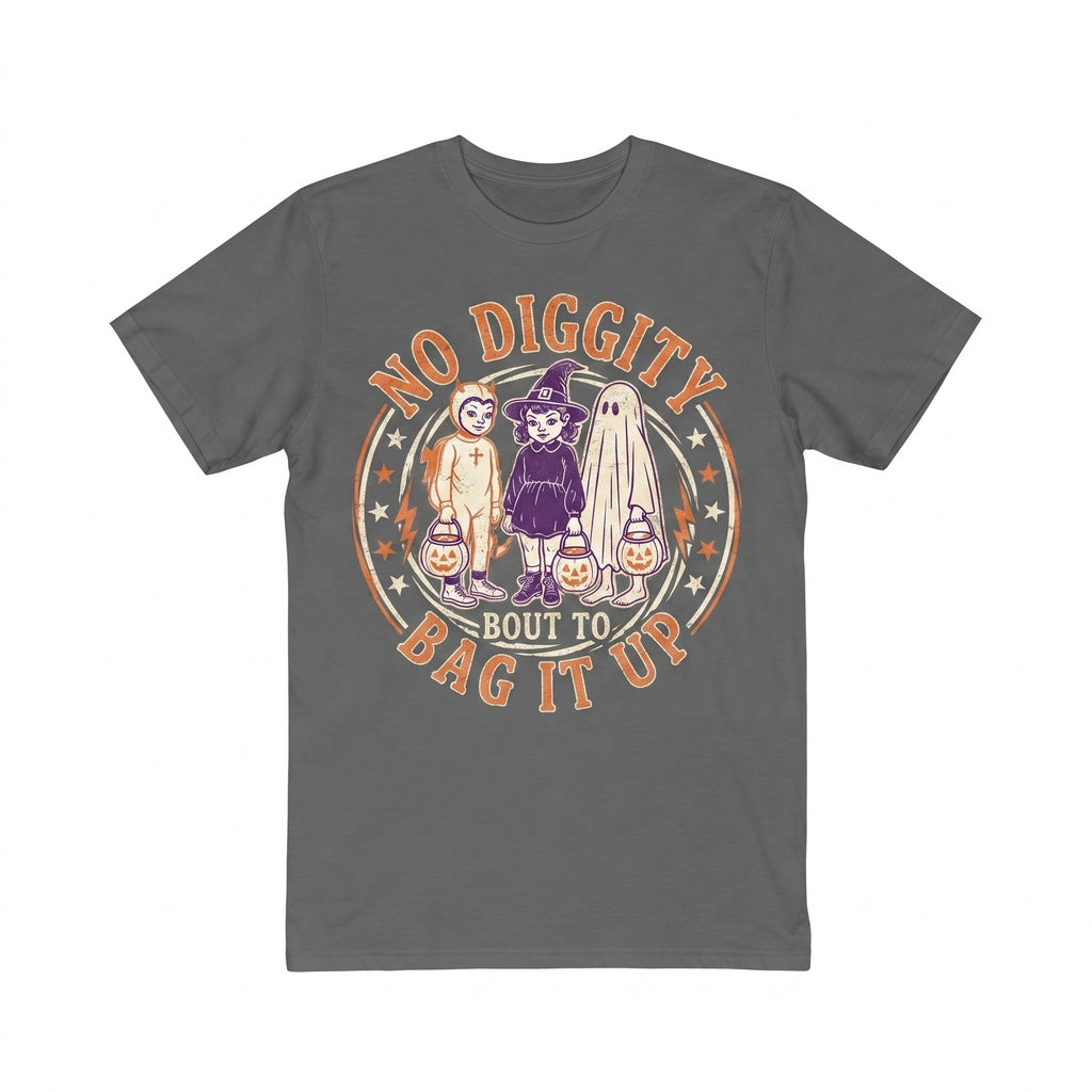 No Diggity Funny Halloween Spooky Season Trick or Treating Gift Graphic Apparel Unisex TShirt