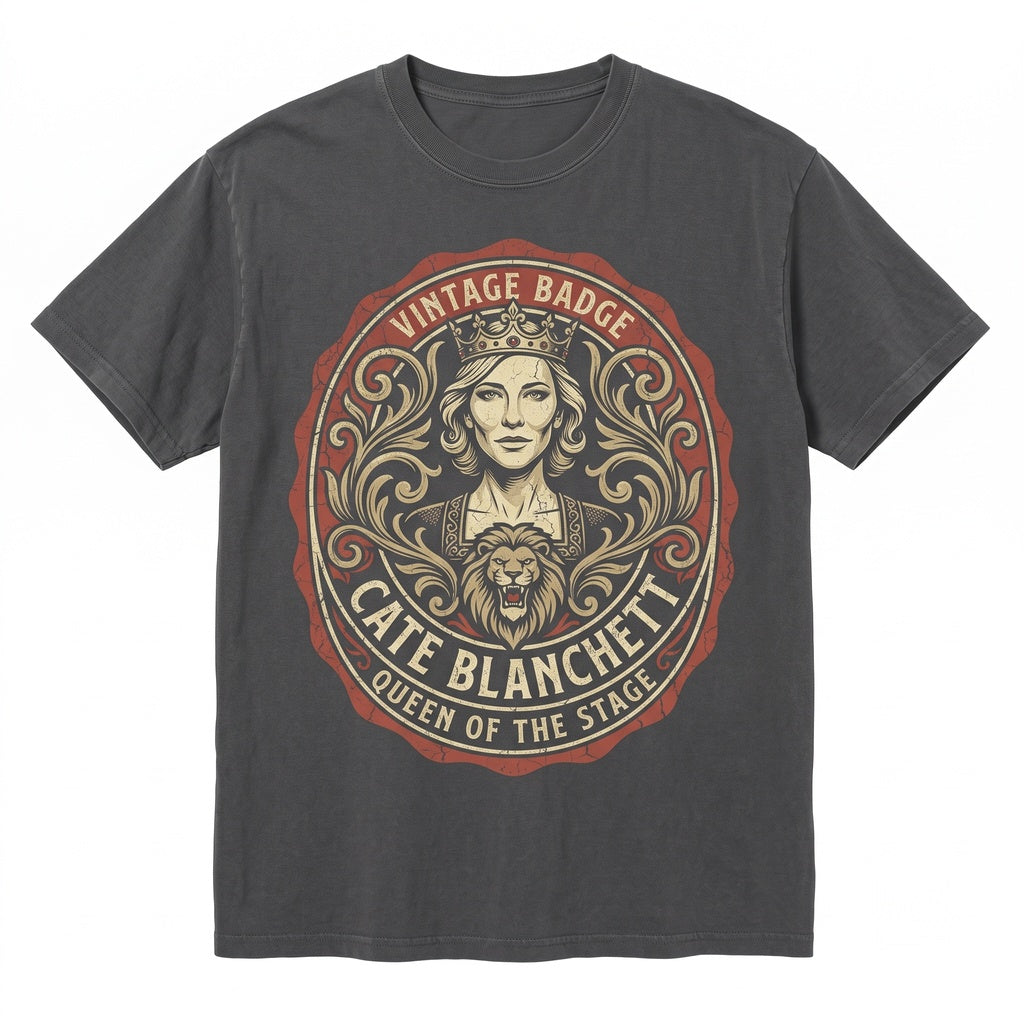 Cate Blanchett Collage Retro Actress Vintage Cinema Fan Graphic Apparel Unisex TShirt