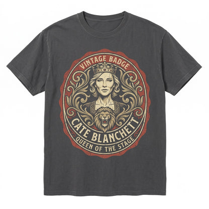 Cate Blanchett Collage Retro Actress Vintage Cinema Fan Graphic Apparel Unisex TShirt
