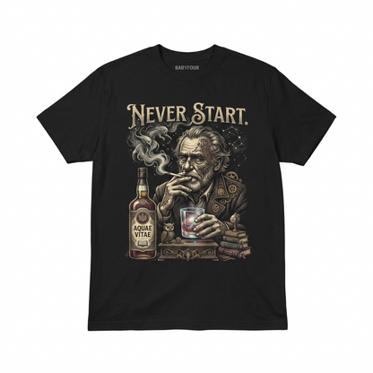 Charles Bukowski Don't Try Quote Literary Poetry Graphic Tee Vintage Writer Epitaph Grunge Author Apparel Unisex T-shirt