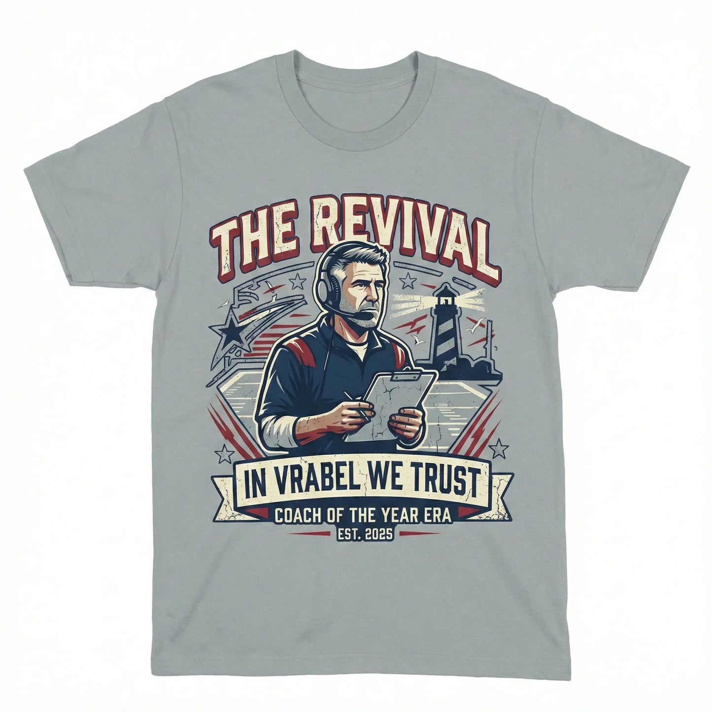 New England Patriots Mike Vrabel Coach of the Year Revival Shirt & Hoodie