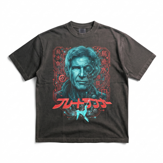 Retro 80s Sci-Fi Future City Dystopian Graphic Unisex T-shirt