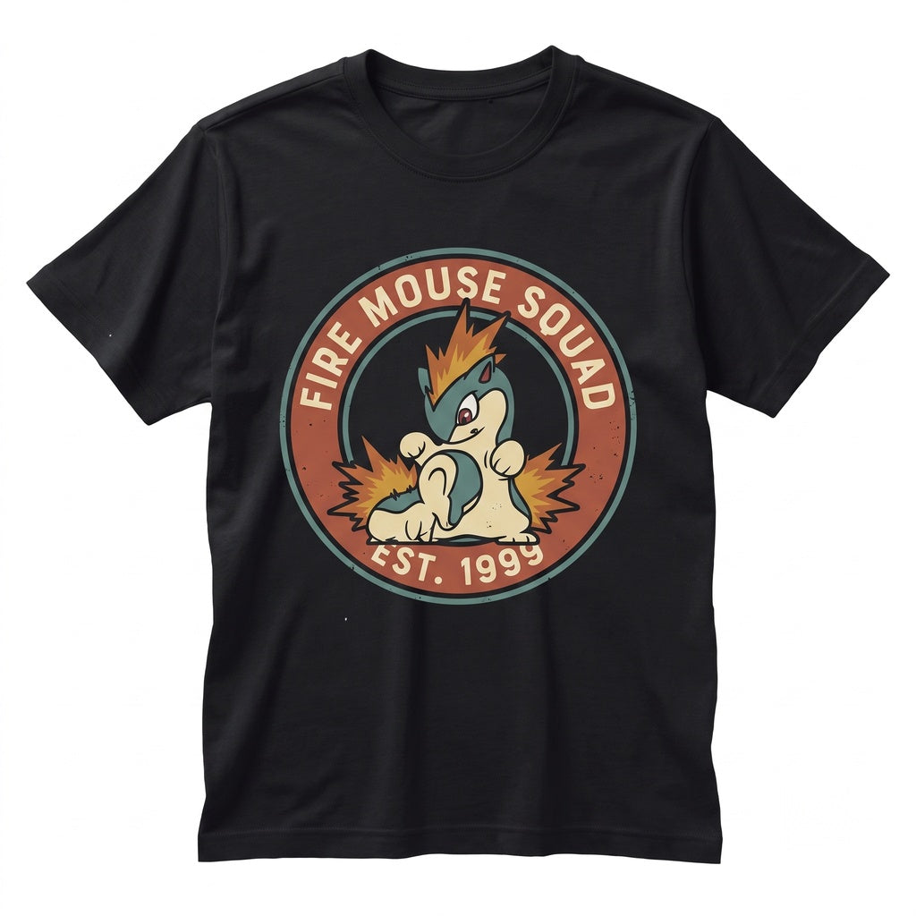 Vintage Cyndaquil Tank Top Cute Flame Anime Sleeveless Retro Streetwear Unisex TShirt