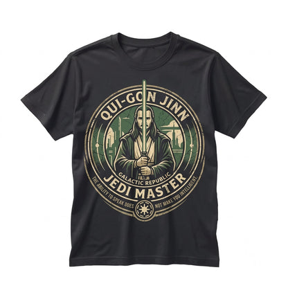 Vintage Qui-Gon Jinn Graphic Retro Jedi Master Phantom Menace Sci-Fi Apparel Sweatshirt Unisex TShirt