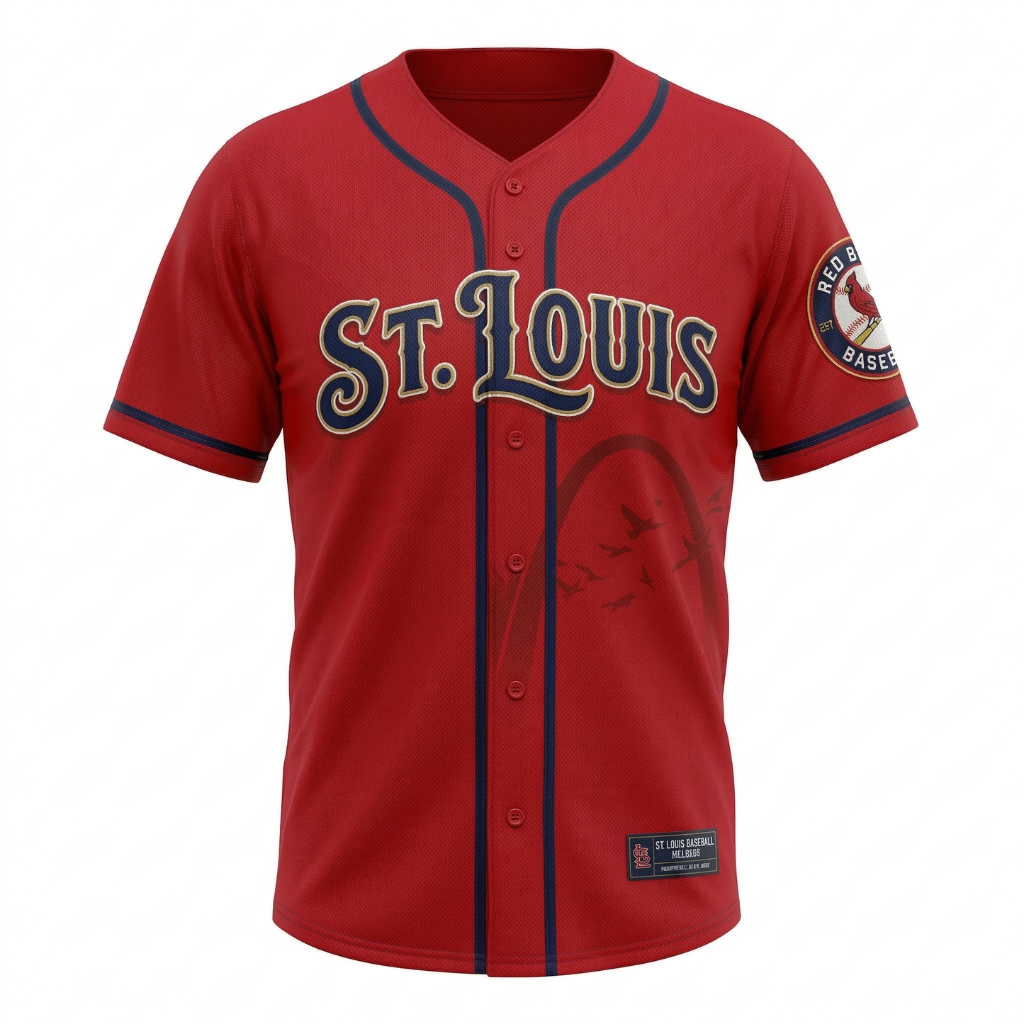 Unisex St. Louis Baseball Heritage Button-Up Jersey - Gateway Redbirds Tradition Fan Gear