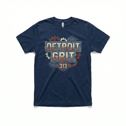 Motor City Hoops "Detroit Grit 313" Basketball Fan Apparel - T-Shirt, Hoodie, Sweatshirt, Tank Top, Long Sleeve