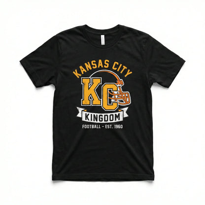 Kansas City Football Game Day Fan Gear - KC Kingdom Graphic Apparel (T-Shirt, Hoodie, Sweatshirt)