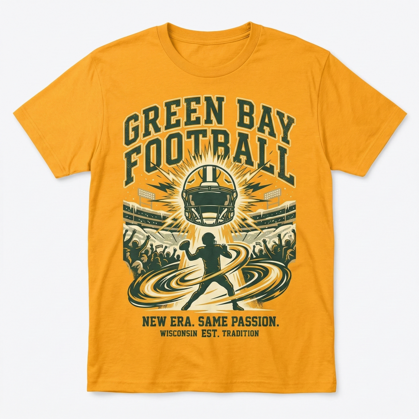 Green Bay Football Gameday Apparel - Wisconsin Fan Gear (T-Shirt, Hoodie, Sweatshirt)