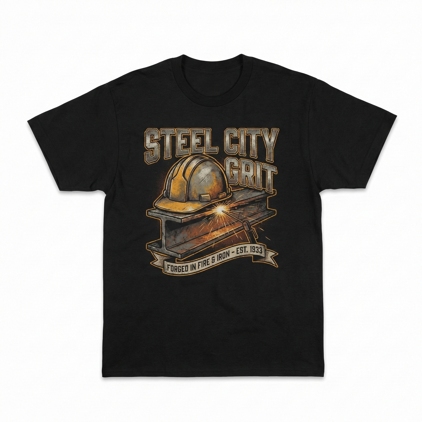 Pittsburgh Football Fan Apparel "Steel City Grit" Edition - T-Shirt, Hoodie, Sweatshirt, Tank Top, Long Sleeve