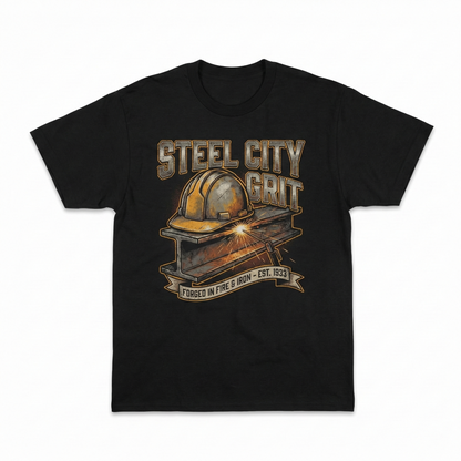 Pittsburgh Football Fan Apparel "Steel City Grit" Edition - T-Shirt, Hoodie, Sweatshirt, Tank Top, Long Sleeve