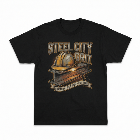 Pittsburgh Football Fan Apparel "Steel City Grit" Edition - T-Shirt, Hoodie, Sweatshirt, Tank Top, Long Sleeve
