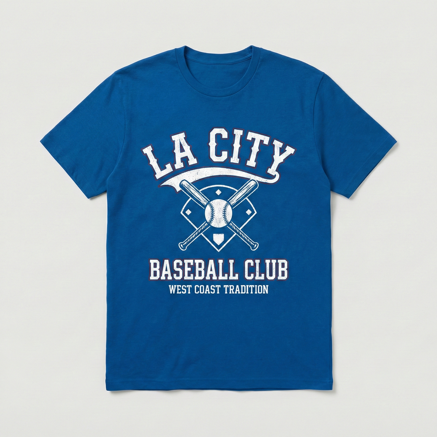 LA City Baseball Fan Apparel - Classic West Coast Blue and White Sports Gear - T-Shirt, Hoodie, Tank Top