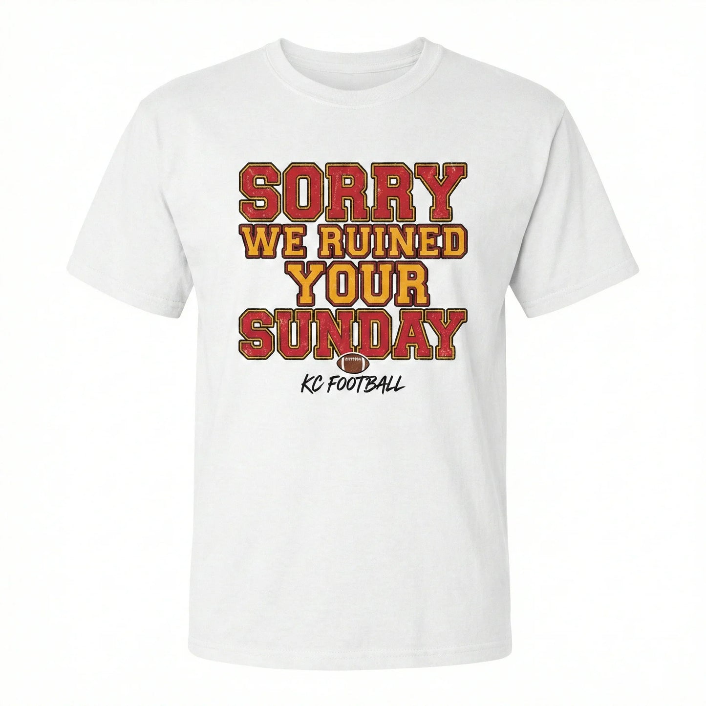 Funny KC Football Ruined Your Sunday Shirt | Sarcastic Game Day Apparel