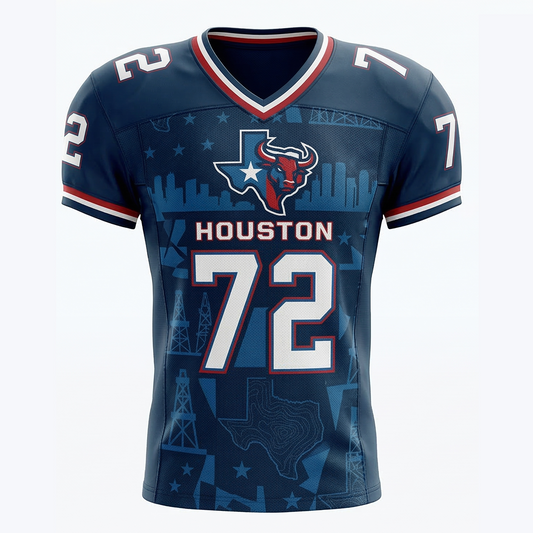 Houston Football Heritage Unisex AOP Jersey - Lone Star State Pride Edition