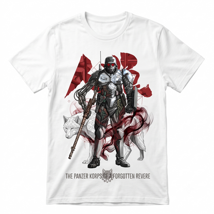 Retro Anime Wolf Squad Tactical Soldier Graphic Apparel Unisex T-shirt