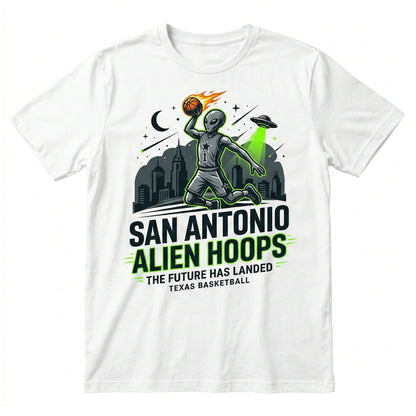 Funny San Antonio Basketball "Fundamentally Better" Graphic Shirt - Silver & Black Fan Apparel