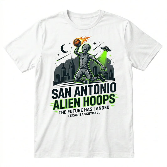 Funny San Antonio Basketball "Fundamentally Better" Graphic Shirt - Silver & Black Fan Apparel