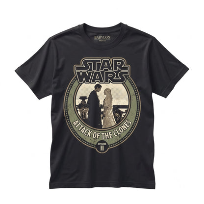 Oversized Anakin Skywalker Padme Amidala Vintage Galactic Wedding Graphic Unisex TShirt