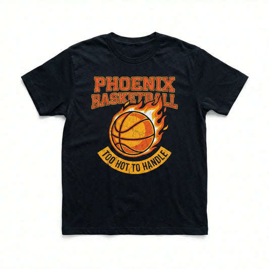 Funny Phoenix Basketball Slogan T-Shirt - Desert Hoops Fan Apparel & Gifts