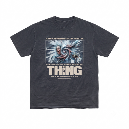 Sci-Fi Horror Classic Creature Feature Graphic Tee  Retro 80s Cult Movie Fan Apparel  Unisex T-shirt