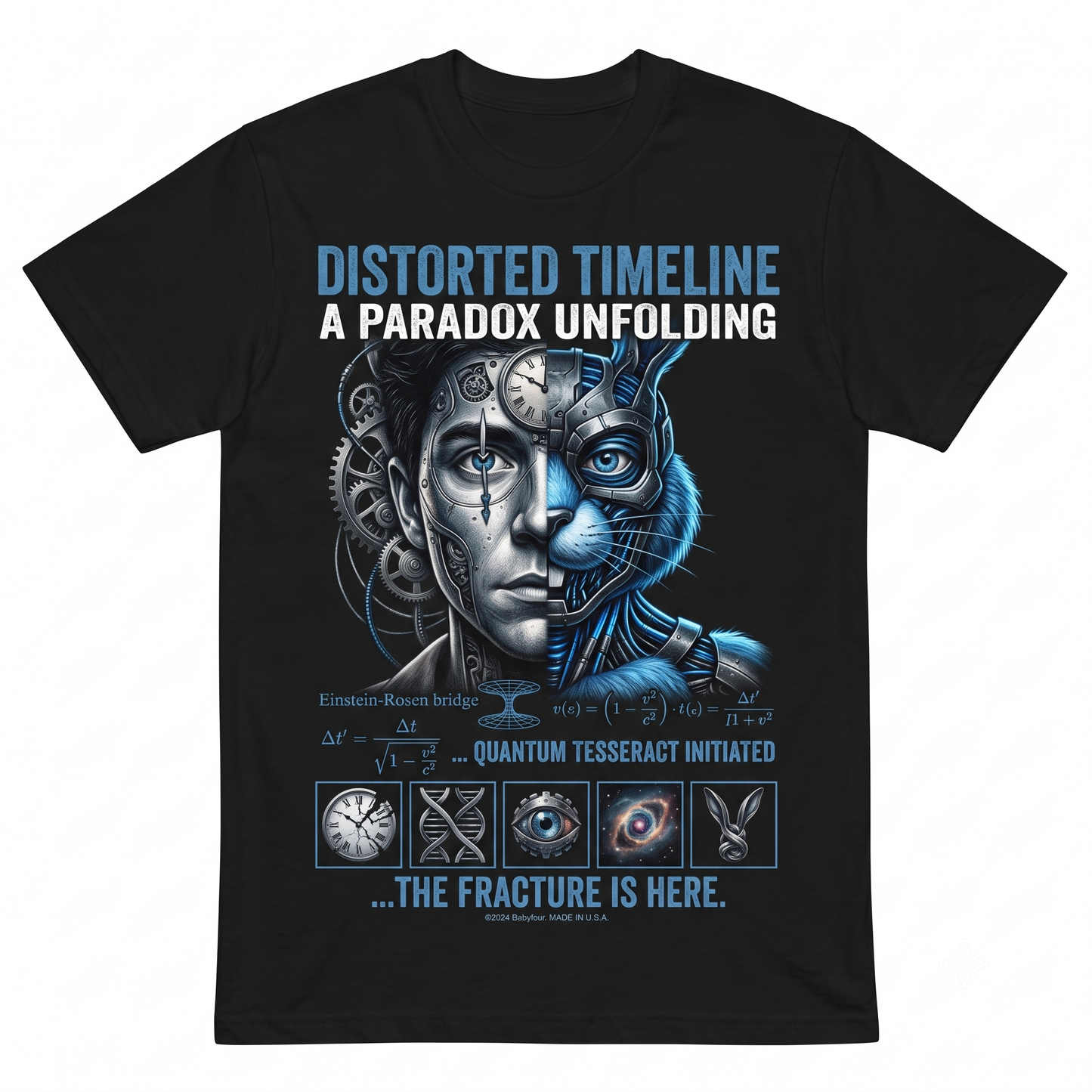 Retro Psychological Thriller Rabbit Mask Graphic Tee  Vintage Cult Film Art Shirt Unisex T-shirt