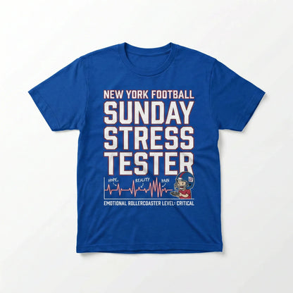Funny NY Football Fan T-Shirt - Sunday Stress Tester Game Day Merch, Hoodie, Tank Top, Long Sleeve