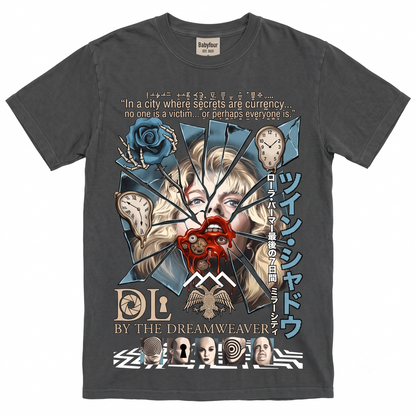 Retro 90s Japanese Aesthetic Psychological Horror Movie Poster Comfort Colors Unisex T-shirt