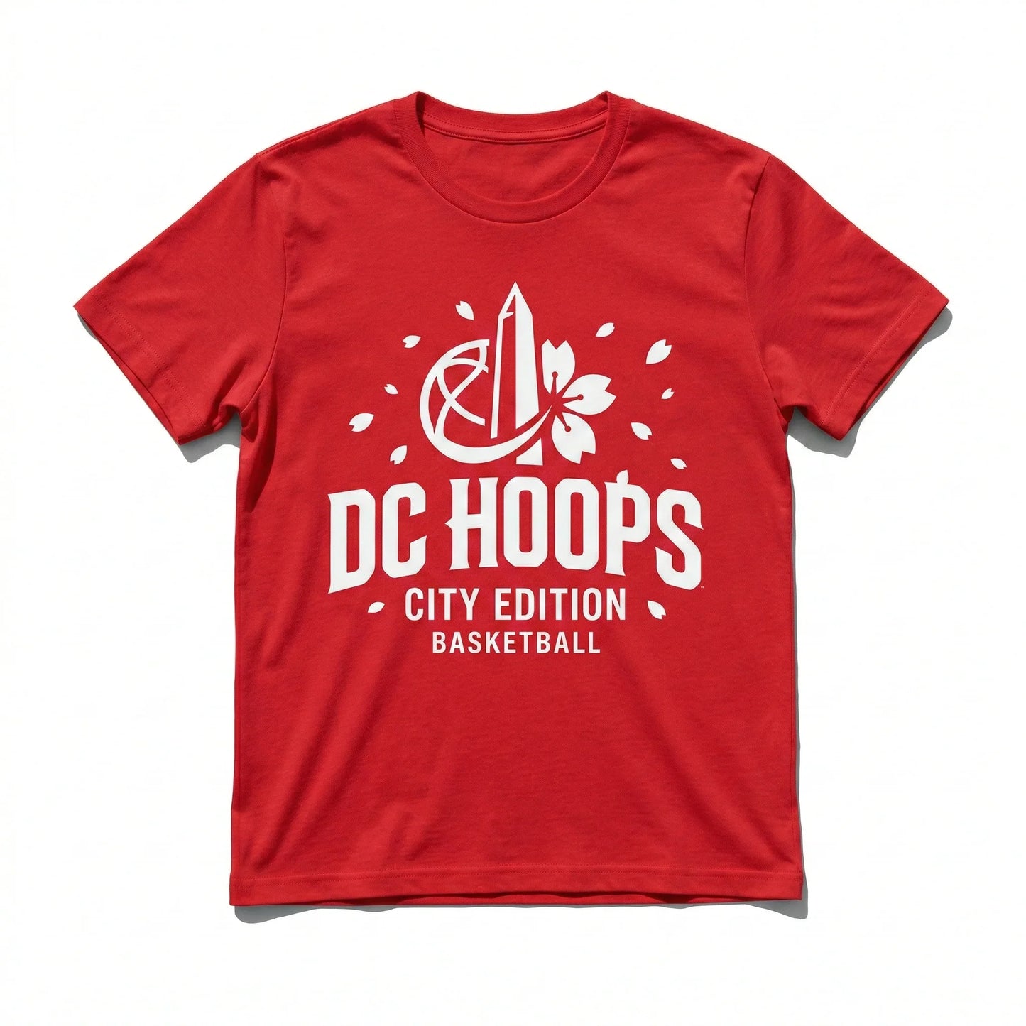 Premium DC Hoops Cherry Blossom Fan Apparel | Basketball City Edition