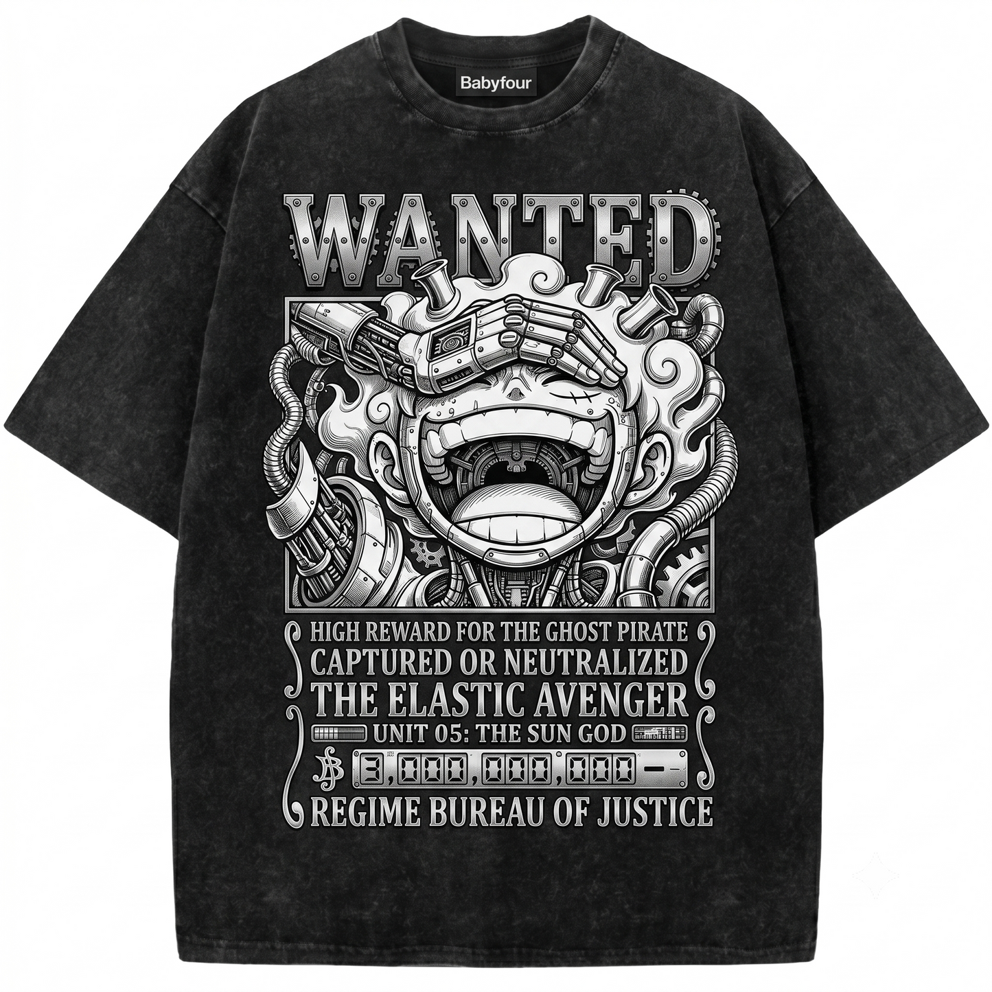 Retro Anime Pirate Captain Graphic Tee - Vintage 90s Manga Style Unisex T-shirt