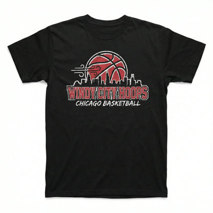 Vintage Chicago Basketball Fan Gear - Windy City Hoops T-Shirt, Tank Top, Hoodie & Sweatshirt