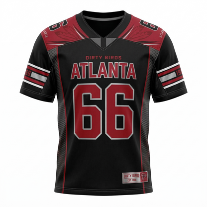 Atlanta Falcons Inspired AOP American Football Jersey - Unisex Gameday Apparel
