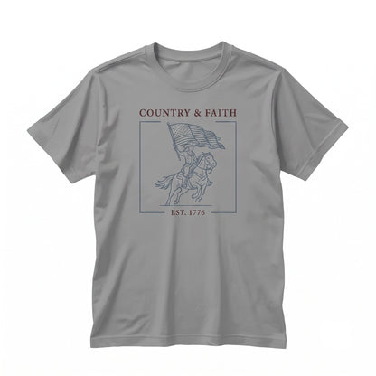 She Loves Jesus And America Too Christian Patriotic 4th Of July Faith Religious USA Unisex TShirt