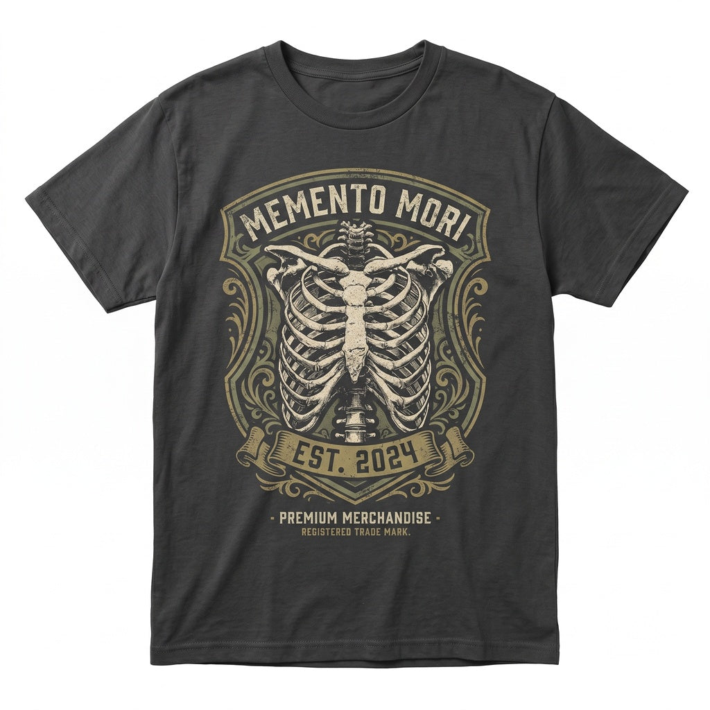 Vintage Skeleton Rib Cage Human Anatomy Science Teacher Biology Student Gift Unisex TShirt