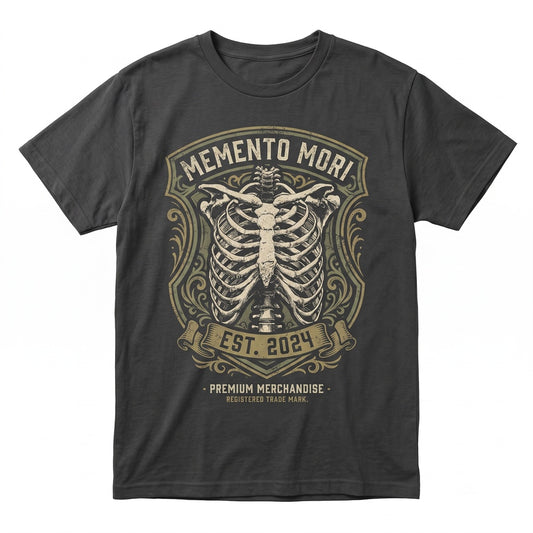 Vintage Skeleton Rib Cage Human Anatomy Science Teacher Biology Student Gift Unisex TShirt