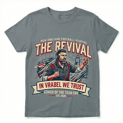 New England Patriots Mike Vrabel Coach of the Year Revival Shirt & Hoodie