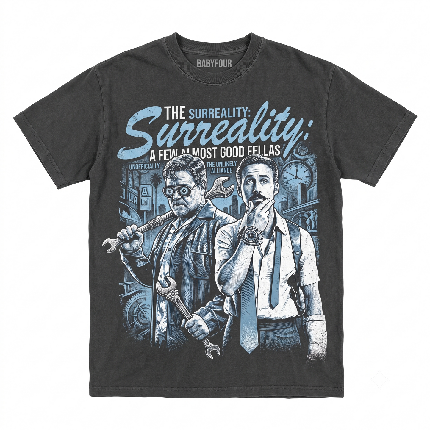 Vintage 2016 Crime Comedy Film Graphic Tee Retro Detective Movie Fan Merchandise Unisex T-Shirt