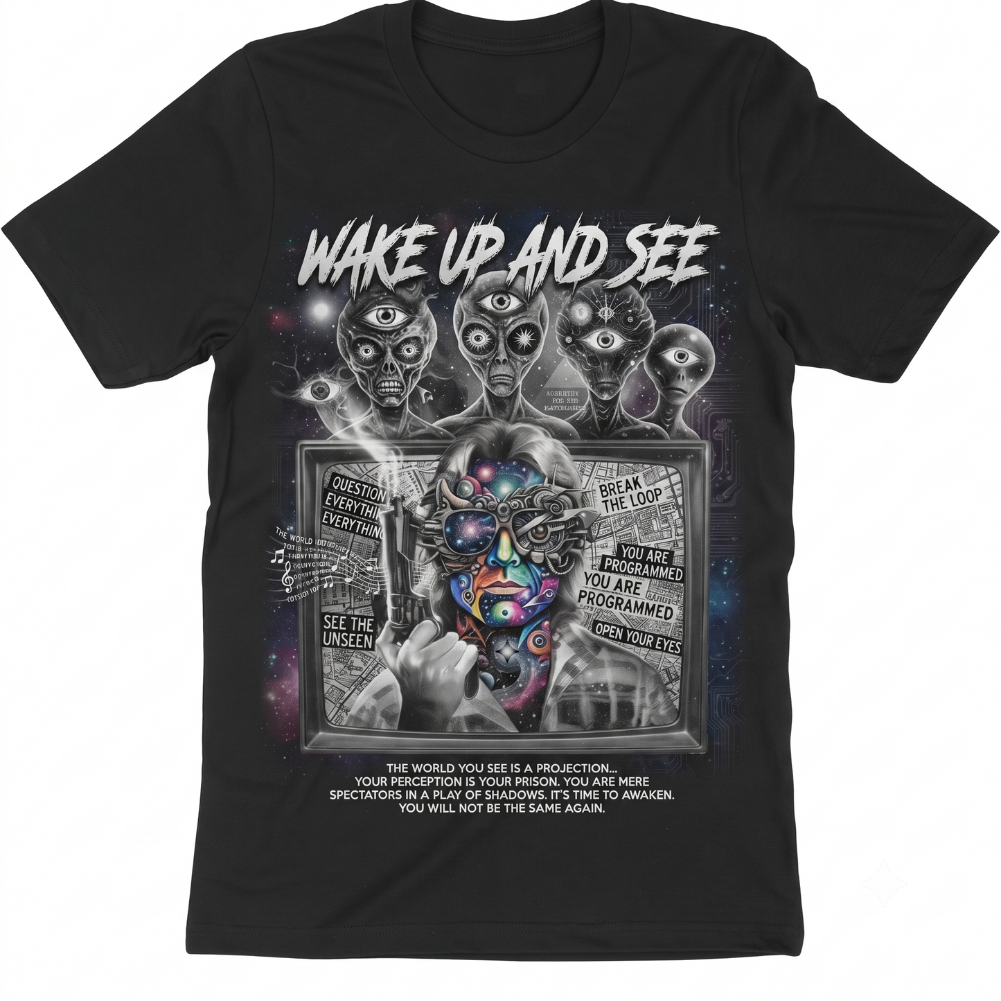They Live Consume Graphic Design Unisex T-shirt
