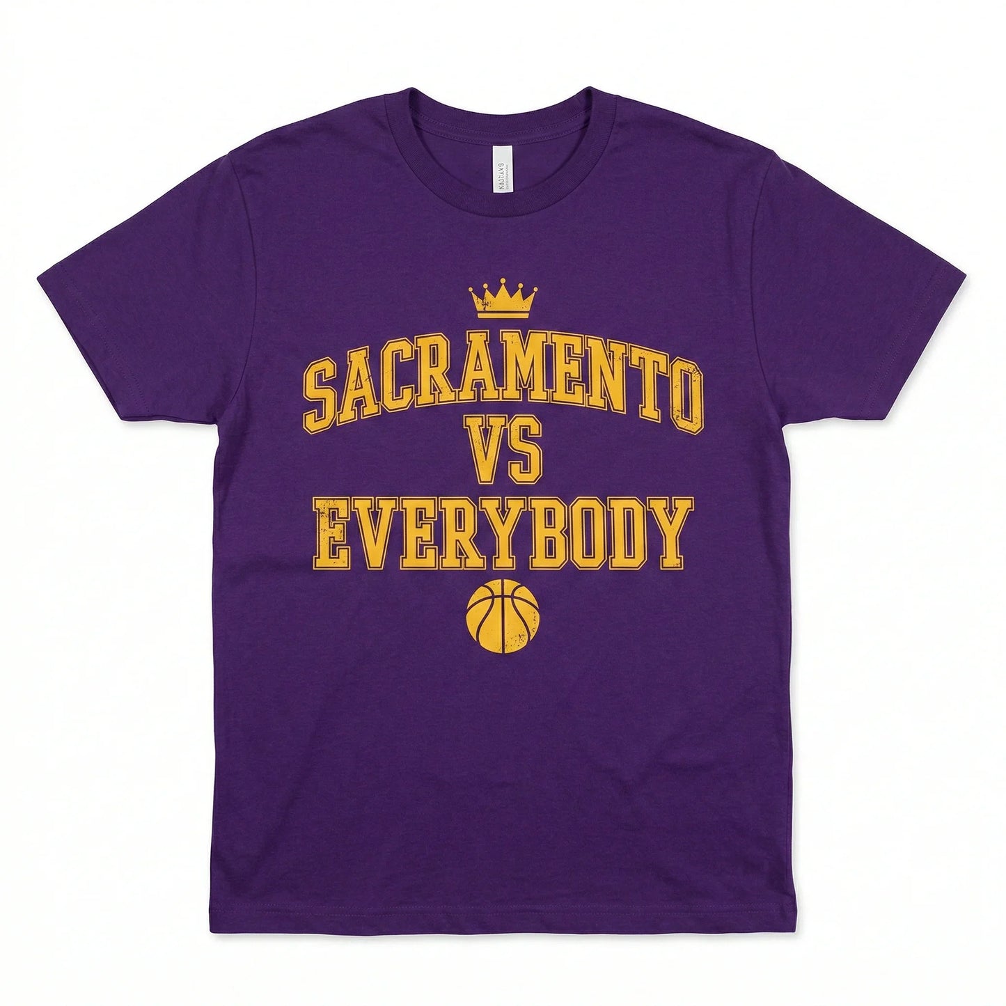 Sacramento Kings "Sacramento vs Everybody" Fan Apparel - Bold Slogan T-Shirt, Hoodie, Sweatshirt