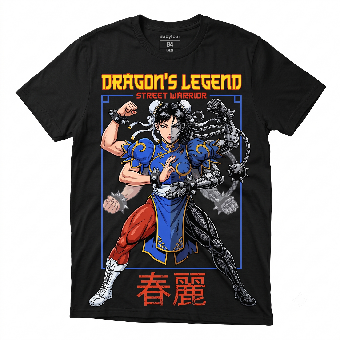 Nostalgic Arcade Fighter Female Martial Artist Graphic Tee - Premium Retro Gaming Unisex Tshirt